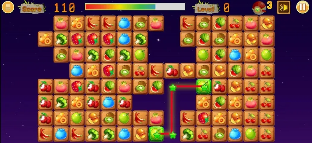 Link fruits - fruit match pair  [МОД Mega Pack] Screenshot 4