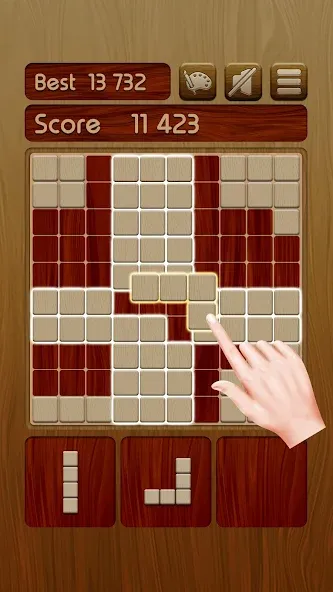 Woody Block Puzzle ® (Вуди блок пазл)  [МОД Все открыто] Screenshot 1