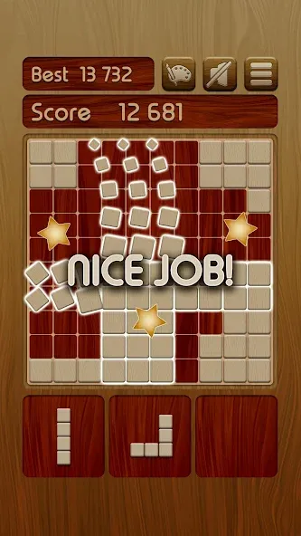 Woody Block Puzzle ® (Вуди блок пазл)  [МОД Все открыто] Screenshot 2