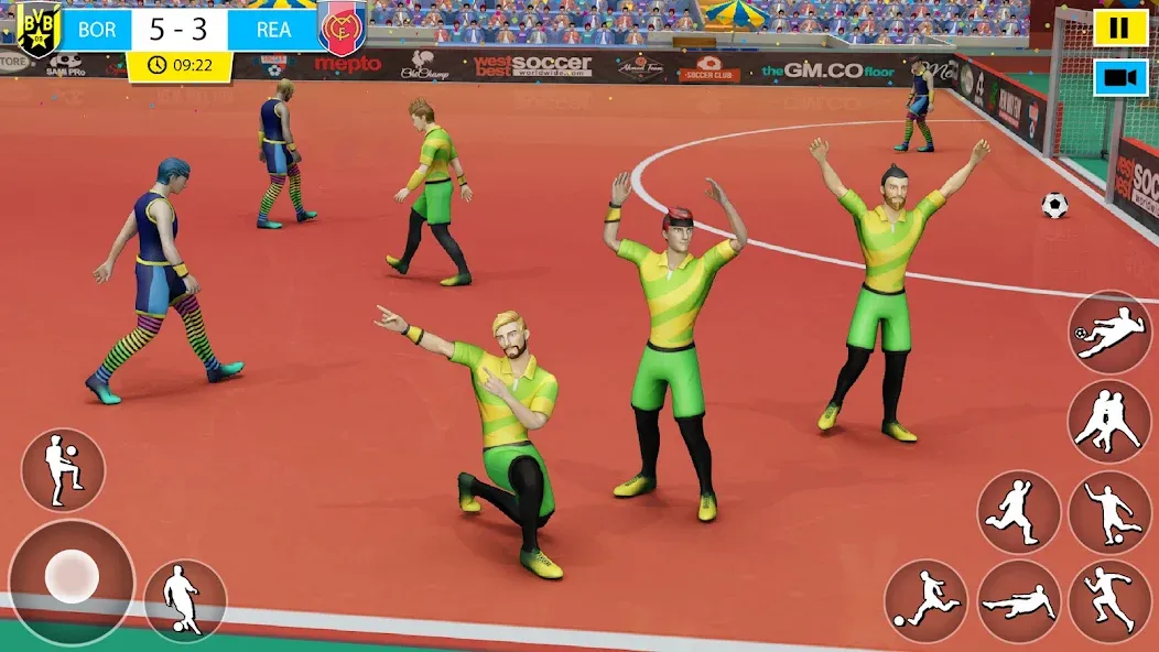 Indoor Futsal: Football Games (Индор Футзал)  [МОД Много монет] Screenshot 2