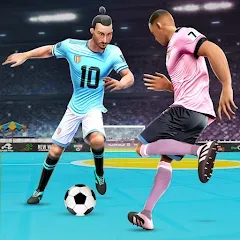 Взломанная Indoor Futsal: Football Games (Индор Футзал)  [МОД Много монет] - полная версия apk на Андроид