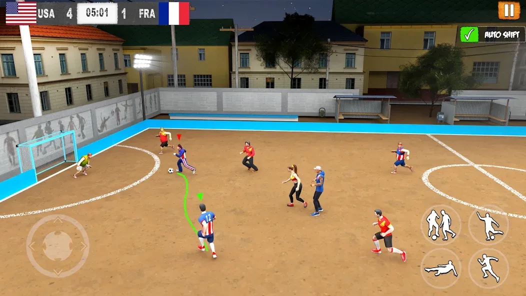 Street Football: Futsal Games (Стрит Футбол)  [МОД Бесконечные монеты] Screenshot 3