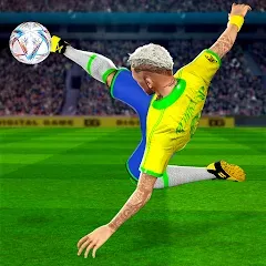 Скачать взломанную Play Football: Soccer Games (тар Футбол 23)  [МОД Unlimited Money] - полная версия apk на Андроид