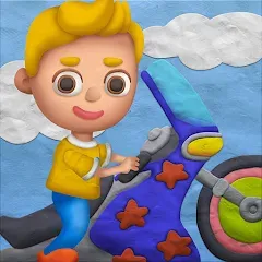 Взлом Vlad and Niki PlayDough Cars (Влад и Ники играют в машинки из пластилина)  [МОД Unlocked] - полная версия apk на Андроид