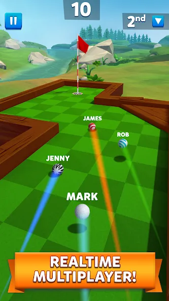 Golf Battle (Гольф баттл)  [МОД Бесконечные монеты] Screenshot 2