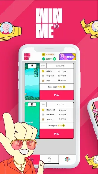 Win Me (Вин Ми)  [МОД Меню] Screenshot 1