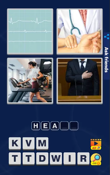 4 Pics 1 Word Quiz Game  [МОД Бесконечные монеты] Screenshot 2