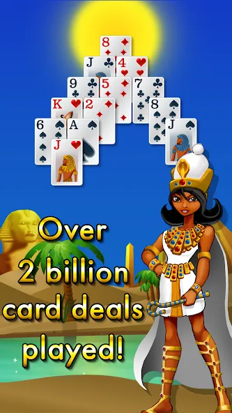 Pyramid Solitaire - Egypt (Пирамиды пасьянс)  [МОД Бесконечные деньги] Screenshot 5