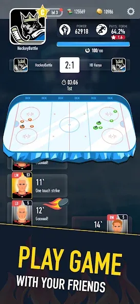 Hockey Battle 2 (Хоккей Батл 2)  [МОД Меню] Screenshot 4