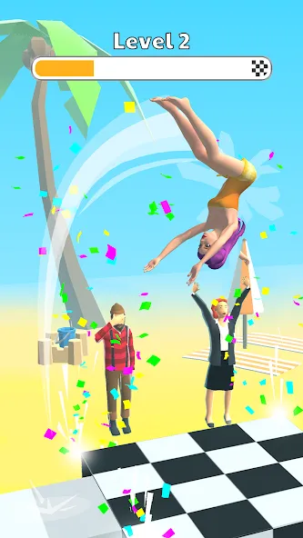 Human Flip: Jump Master Game (Хуман Флип)  [МОД Много денег] Screenshot 2