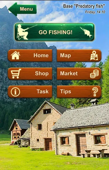 Fishing Baron - fishing game  [МОД Бесконечные деньги] Screenshot 1