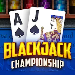 Скачать взломанную Blackjack Championship (Блэкджек Чемпионат)  [МОД Unlocked] - полная версия apk на Андроид