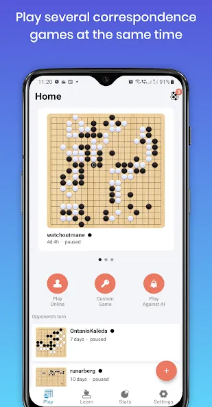 Sente - Online GO (Сенте)  [МОД Много монет] Screenshot 1