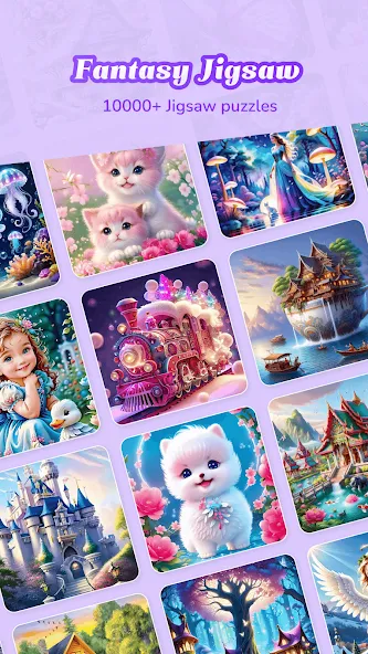 Fantasy Jigsaw - HD Puzzle (Фэнтези Пазл)  [МОД Бесконечные монеты] Screenshot 1