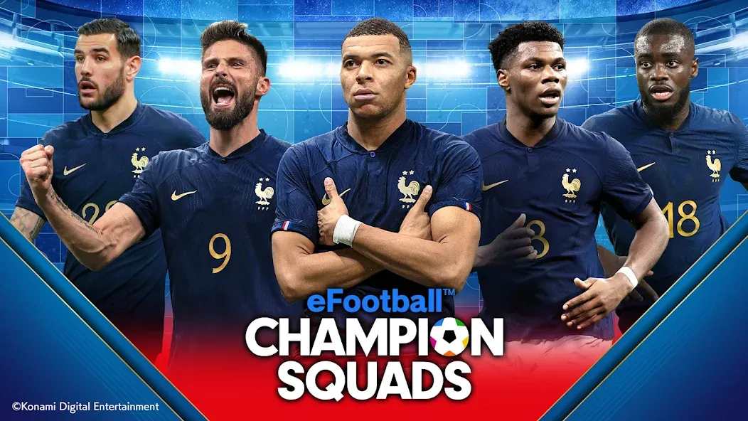 eFootball™  CHAMPION SQUADS (Игровой режим настоящего футбола  Чемпионские команды)  [МОД Много денег] Screenshot 1