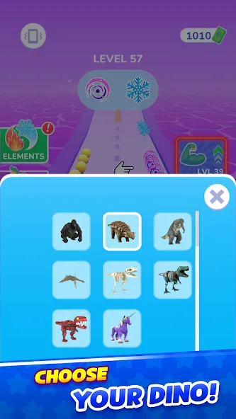 Dino Evolution Run 3D (Дино Эволюция Ран 3Д)  [МОД Все открыто] Screenshot 4