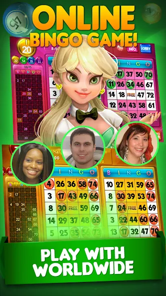 Bingo City 75 : Bingo & Slots (Бинго Сити 75)  [МОД Много монет] Screenshot 2