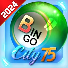 Взломанная Bingo City 75 : Bingo & Slots (Бинго Сити 75)  [МОД Много монет] - полная версия apk на Андроид