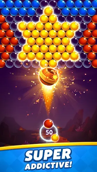 Bubble Shooter  [МОД Бесконечные деньги] Screenshot 1