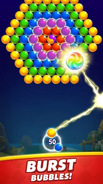 Bubble Shooter  [МОД Бесконечные деньги] Screenshot 2