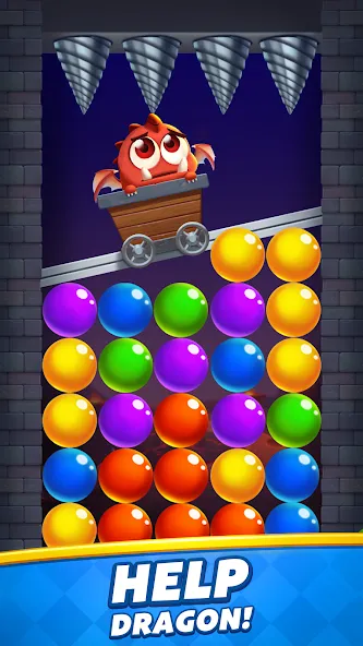 Bubble Shooter  [МОД Бесконечные деньги] Screenshot 3