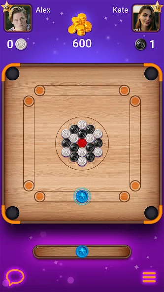 Carrom Lure - Disc pool game (Карром Лур)  [МОД Бесконечные деньги] Screenshot 1