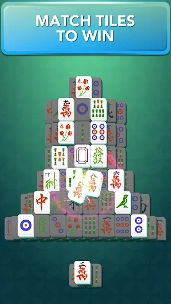 Solitaire Mahjong for Seniors  [МОД Бесконечные монеты] Screenshot 1