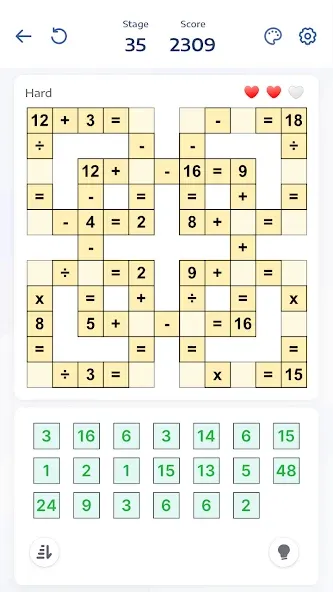 Crossmath - Math Puzzle Games (Математические головоломки игры)  [МОД Много монет] Screenshot 1