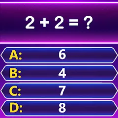 Взломанная Math Trivia - Quiz Puzzle Game (Математические загадки)  [МОД Много денег] - последняя версия apk на Андроид