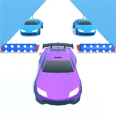 Скачать взломанную Merge Car Run - Evolution Race (Мердж Кар Ран)  [МОД Menu] - последняя версия apk на Андроид