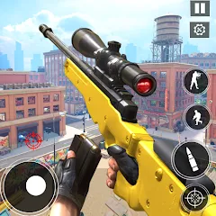 Скачать взлом Code of Sniper 3D Gun Shooting  [МОД Много монет] - полная версия apk на Андроид