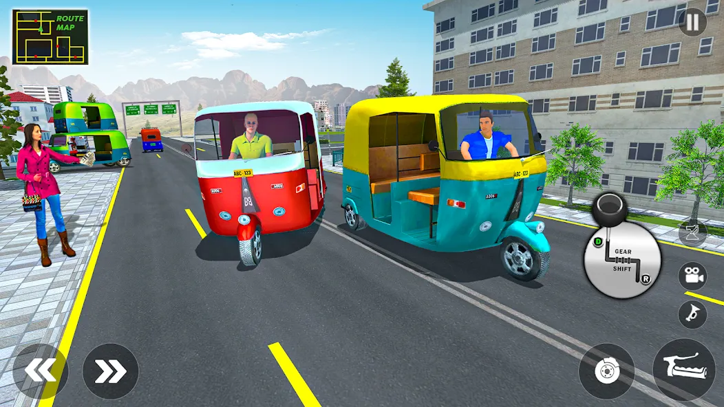 Tuk Tuk Auto Rickshaw Game 3d  [МОД Бесконечные монеты] Screenshot 1