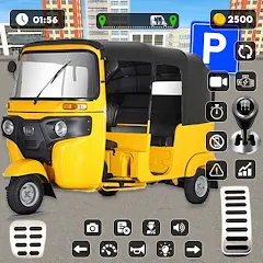 Скачать взломанную Tuk Tuk Auto Rickshaw Game 3d  [МОД Бесконечные монеты] - полная версия apk на Андроид