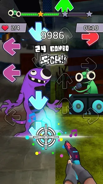 Beat Shooter Night: Rap Battle (ФНФ Фанк)  [МОД Mega Pack] Screenshot 3