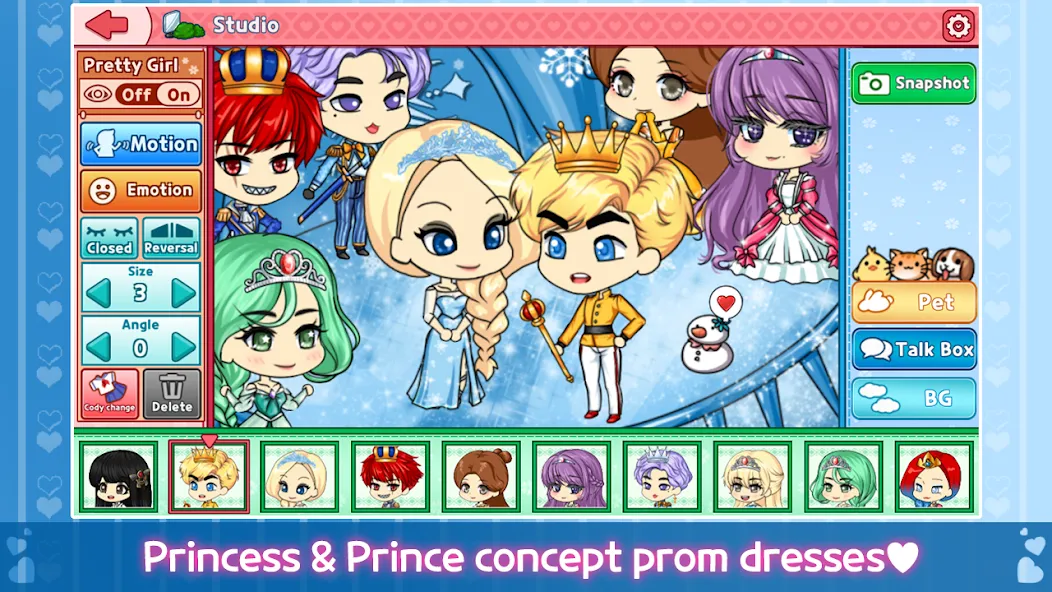 My Prettygirl Story : Dress Up (Мой Притигерл Стори)  [МОД Menu] Screenshot 2