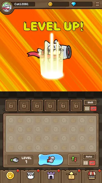 Cat Hero : Idle RPG (Кэт Хиро)  [МОД Menu] Screenshot 2