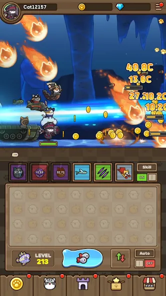 Cat Hero : Idle RPG (Кэт Хиро)  [МОД Menu] Screenshot 4