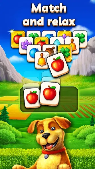 Joey's Farm - Tile Match  [МОД Бесконечные монеты] Screenshot 5