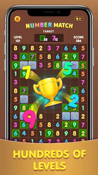 Number Match: Ten Crush Puzzle (Намбер Матч)  [МОД Все открыто] Screenshot 2