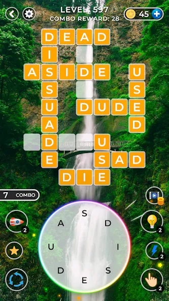 WOW4:Word Connect Offline Word (ВАУ 4)  [МОД Menu] Screenshot 5