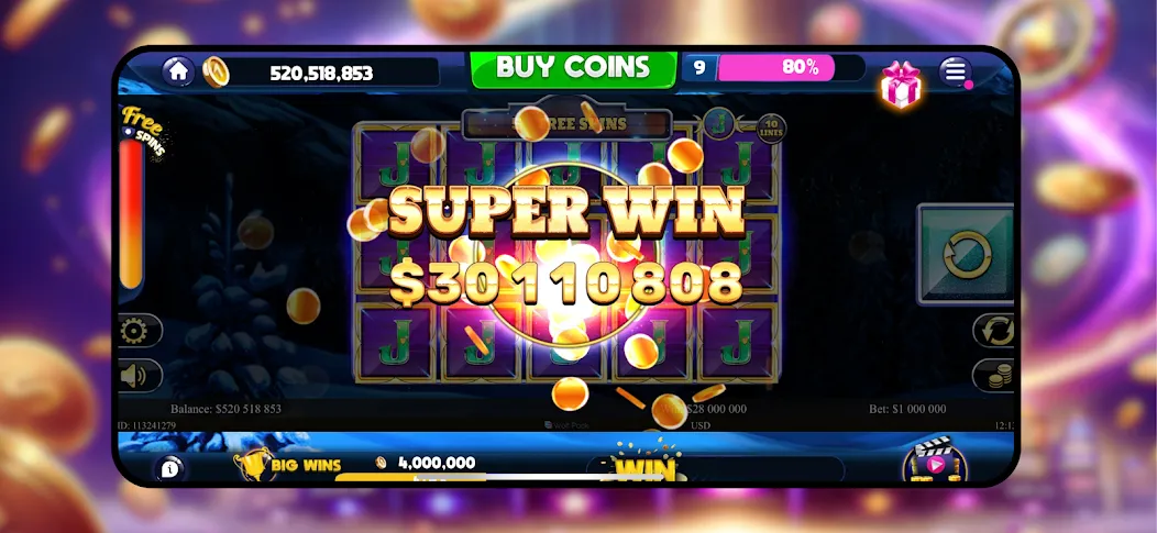 Majestic Slots: Slot Machine  [МОД Все открыто] Screenshot 1