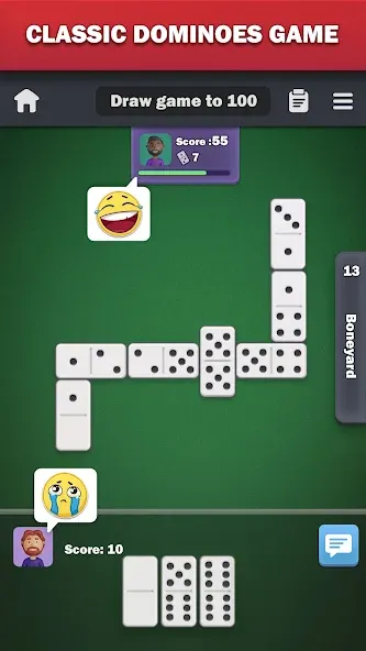 Dominoes online - play Domino!  [МОД Unlocked] Screenshot 1