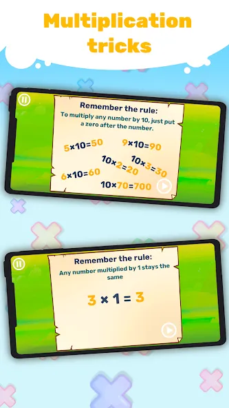 Multiplication Games For Kids.  [МОД Много монет] Screenshot 4