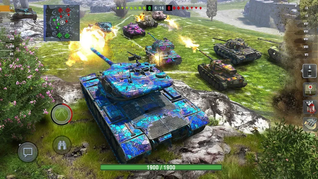 World of Tanks Blitz (Ворлд оф Танкс Блиц ПВП)  [МОД Unlimited Money] Screenshot 1