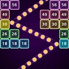 Скачать взломанную Neon bricks  [МОД Unlocked] - полная версия apk на Андроид