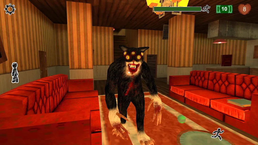 Cat Fred Evil Pet. Horror game  [МОД Бесконечные деньги] Screenshot 1