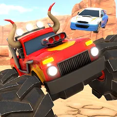 Взломанная Crash Drive 3: Car Stunting (Крэш Драйв 3)  [МОД Mega Pack] - последняя версия apk на Андроид