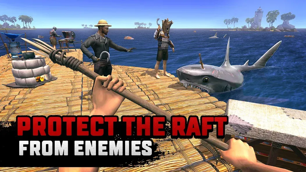 Raft® Survival: Multiplayer (Рафт Сурвивал)  [МОД Меню] Screenshot 3