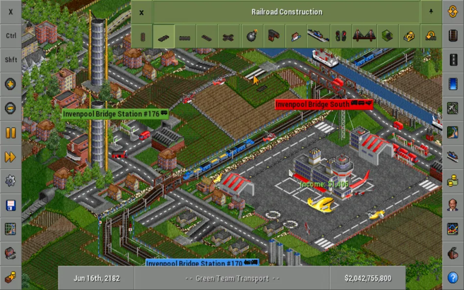 OpenTTD (Открой ТТД)  [МОД Menu] Screenshot 1