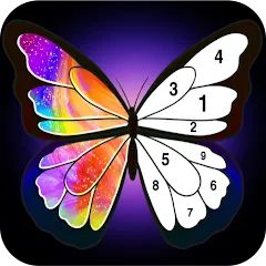 Скачать взломанную Coloring Book -Paint by Number (Малер Плюс)  [МОД Бесконечные монеты] - последняя версия apk на Андроид